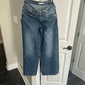 Levi's Wide-Leg Jeans in Blue Denim